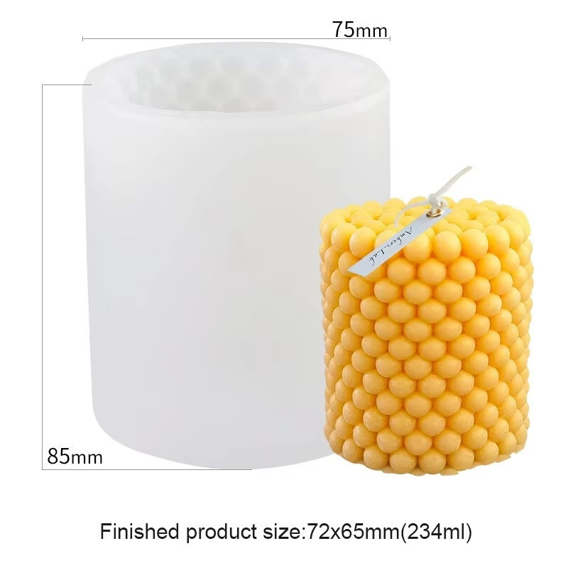 Силиконовая форма для изготовления свечей 7.5 x 8.5 cм 