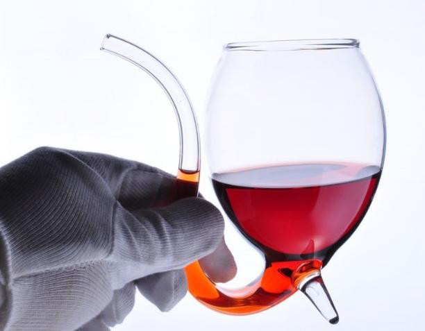 Бокал с трубочкой, бокал для вина с трубкой Вампир Кременчуг - изображение 1