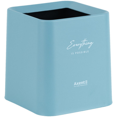 Корзина для бумаг Axent Настольный мусорный контейнер, квадратный, голубой (2132-07-A) Винница - изображение 2