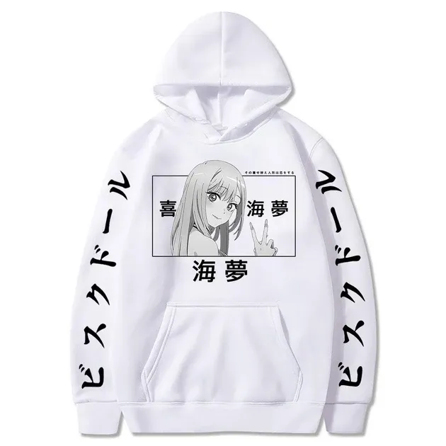 Худі, біла аніме для підлітка хлопчика 2765866012 розмір 140 см Дніпро - фото 1