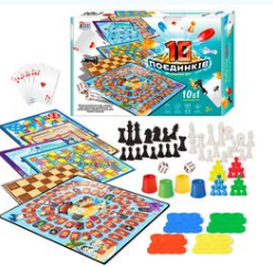 Гр Гра 10 Поєдинків 23833 (12/2)  "4FUN Game Club", ігрові поля, фішки, карти, шахи, шашки, кубик, в, шт Київ - фото 1