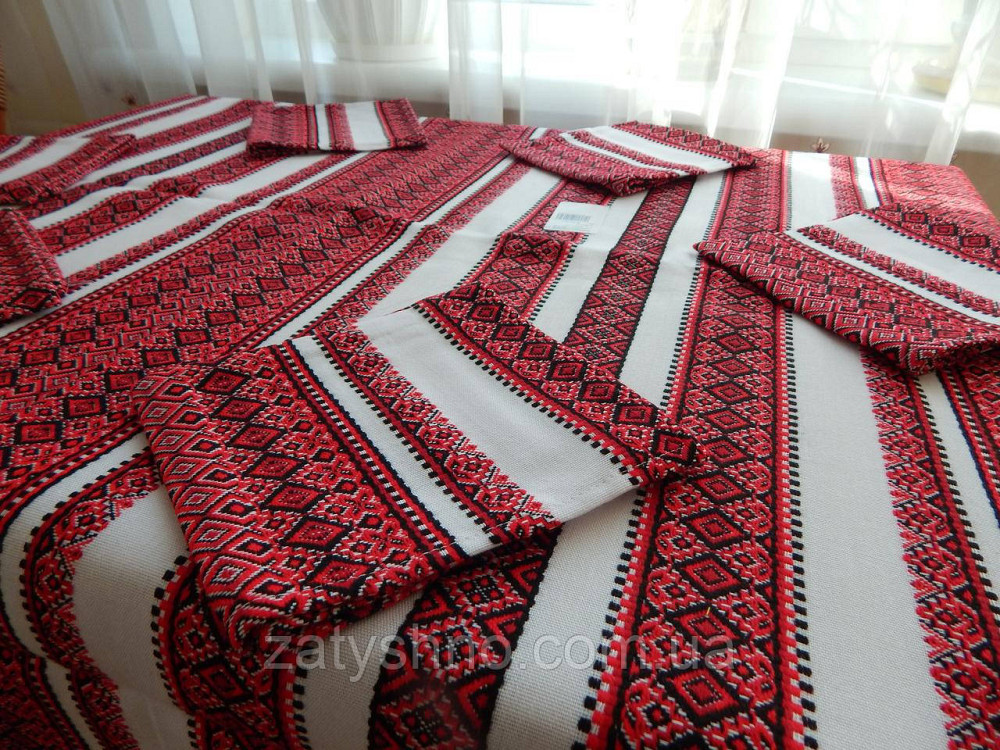 Гарні скатертини і серветки вишиті Київ - фото 3