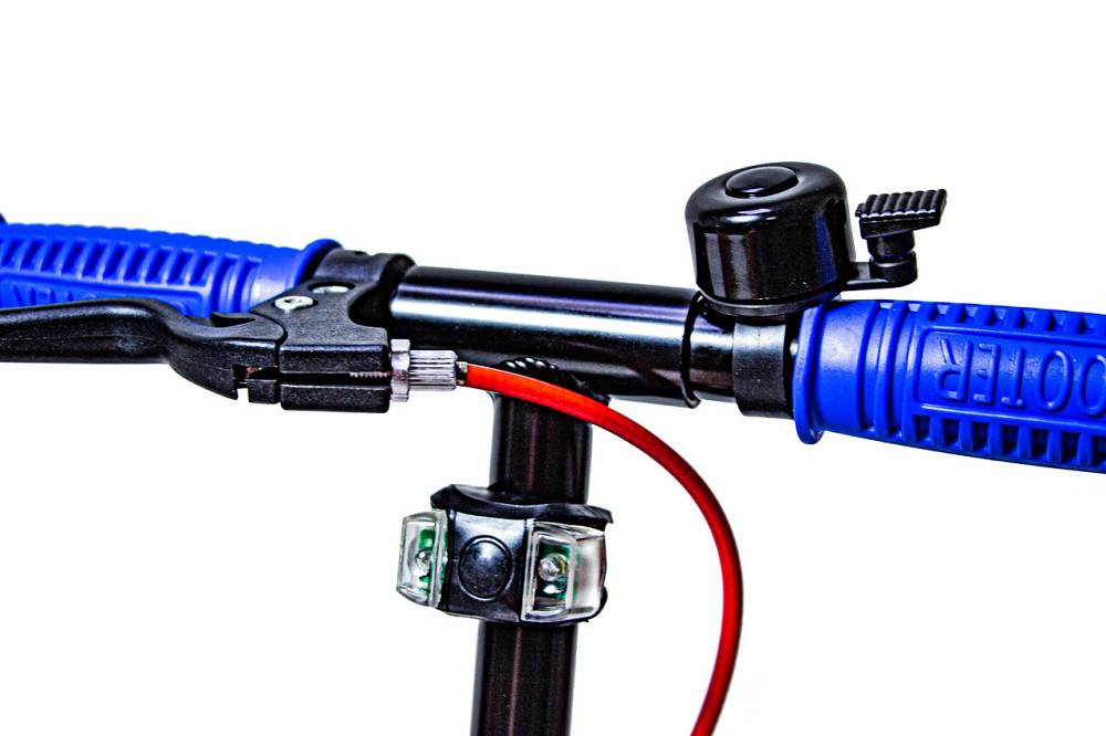 Детский складной самокат с ручным тормозом Scale Spo-rts SS-13 Синий. Колеса 120 мм, светятся. Детка Одесса - изображение 4