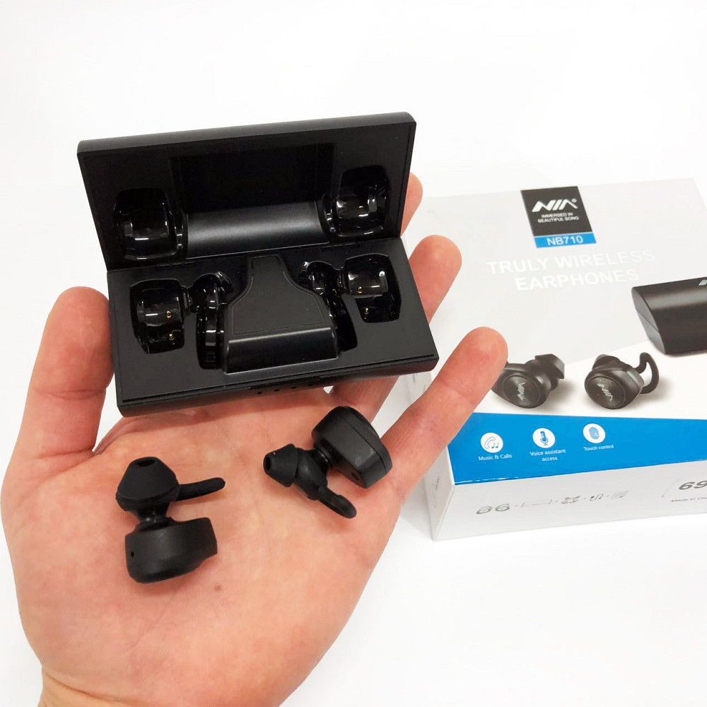 Гучні навушники для телефона Bluetooth NIA NB710, Бездротові bluetooth earphones, Сенсорні навушники SD-64 Львів - фото 17