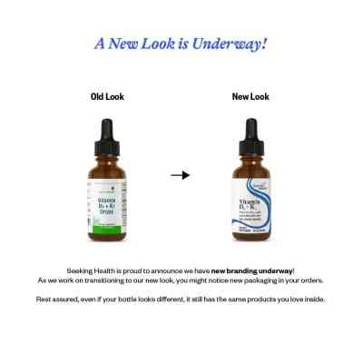 Вітамін Seeking Health Вітамін D3+K2 у краплях, Vitamin D3+K2 Drops, 30 мл (SKH-52135) Вінниця