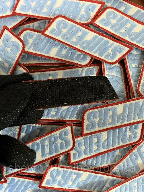 Шеврон что светиться SNIPERS (Форма прямоугольная. На липучке) Размер 2x8см Киев - изображение 8