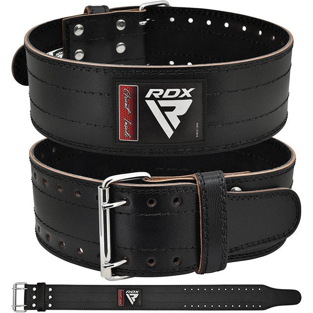 Пояс для пауерліфтингу RDX RD1 шкіряний Black S Каменское - изображение 2