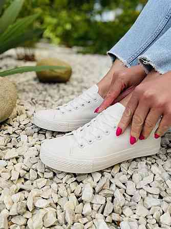 Кеди жіночі PQ-22 білі тканина весна-осінь 37р.-24см 38р.-24.5см (1451) Коломыя