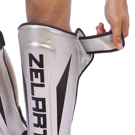 Защита голени и стопы для единоборств ZELART BO-1330 размер S-XL цвета в ассорт. Защита для боевых искусств Киев