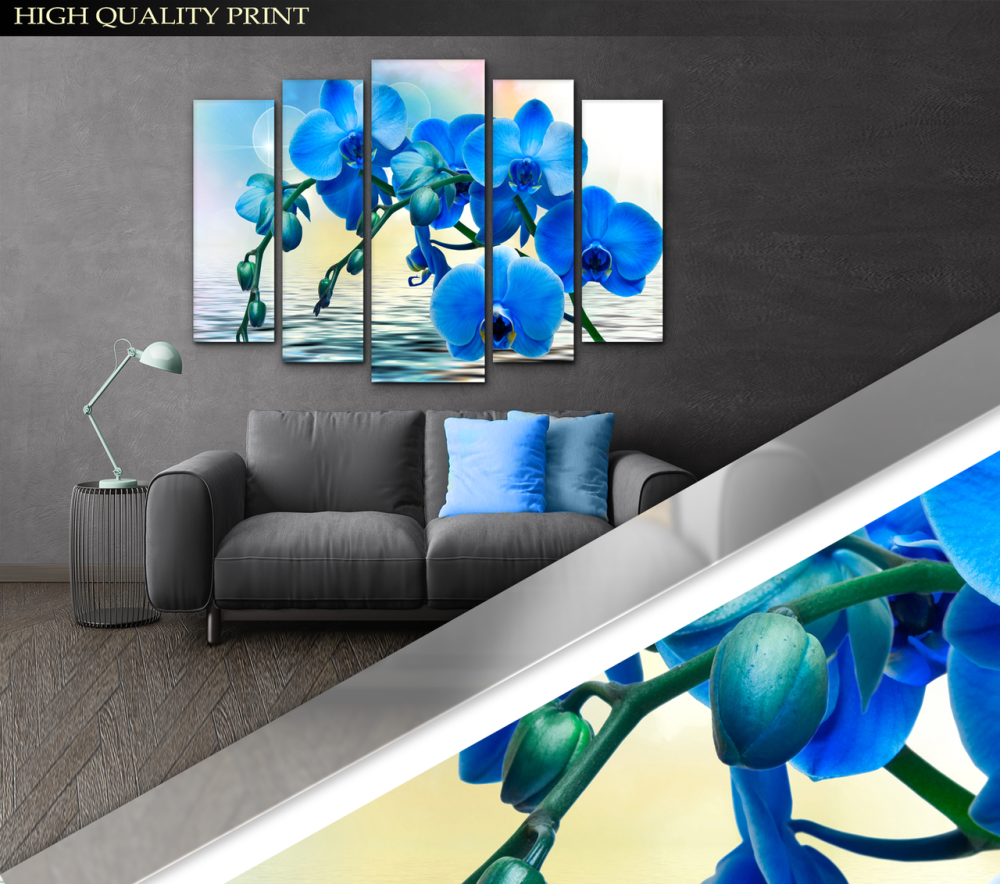 Модульна картина Квіти Орхідея Art-264_5 ( 80х118см ) Київ - фото 3