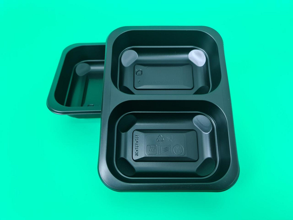 Ланчбокс T-2 187/137/36 чорний PP PL (50 шт.) Харків - фото 1