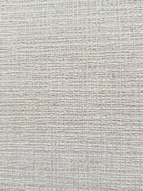 Шпалери метрові вінілові на флізелін AdaWall Beta метрові однотонні під тканину під льон білий з сірим Київ - фото 3
