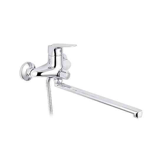 Змішувач для ванни Kroner KRM Odra - C071 з душовим гарнітуром, хром Київ