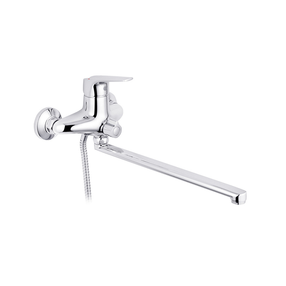 Змішувач для ванни Kroner KRM Odra - C071 з душовим гарнітуром, хром Київ - фото 1