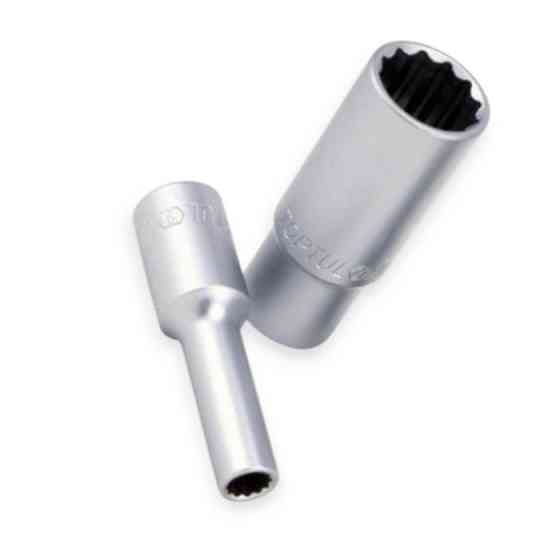 Головка торцевая двенадцатигранная удлиненная 1/2 16мм CrV Мукачево