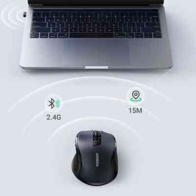 Мишка Ugreen MU006 Ergonomic Wireless Gray/Black (15063) Вінниця