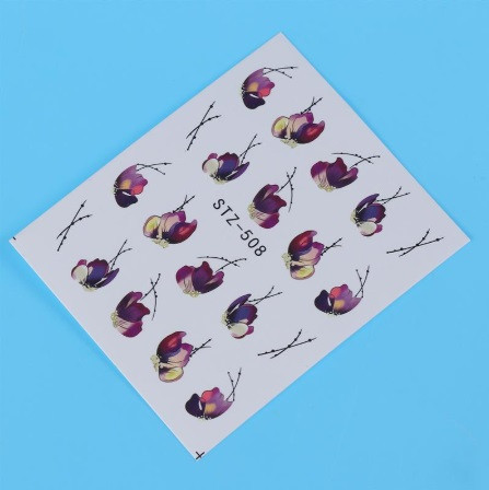 Наклейки для нігтів "Квіточки" STZ-508 Київ - фото 1