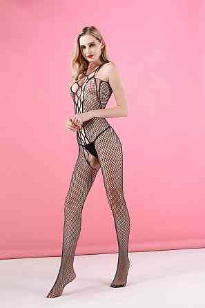 Эротический бодистокинг кружевной из сетки, женское секси белье,универсальный размер рост:145–185 см, One Size черный,70135 Каменец-Подольский