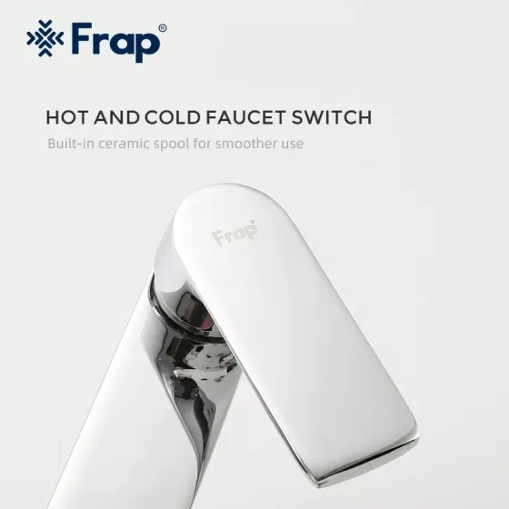 Змішувач для раковини високий Frap F1071-2 хром Київ