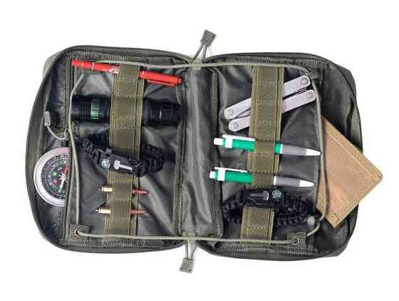 Подсумок общего назначения Molle горизонтальный текстиль (Оливковый) Винница