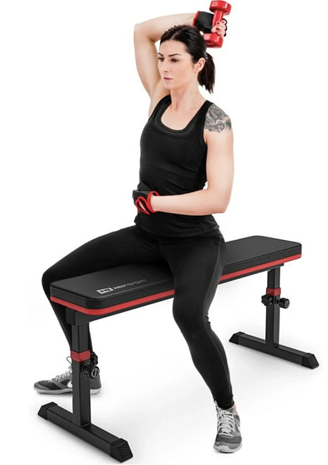 Тренировочная скамья для дома и спортзала универсальная раскладная Спортивная скамья для тренировок Hop-Sport Киев - изображение 3