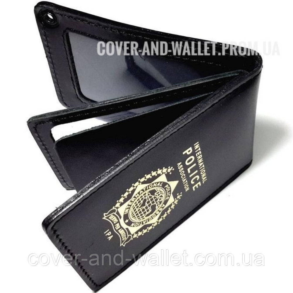 Шкіряна обкладинка МПА (міжнародна поліцейська асоціація) Київ - фото 7