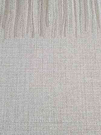 Шпалери метрові вінілові на флізелін Grandeco Poem однотонні структурні під тканина льон світло сірі Київ