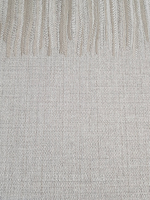 Шпалери метрові вінілові на флізелін Grandeco Poem однотонні структурні під тканина льон світло сірі Київ - фото 1