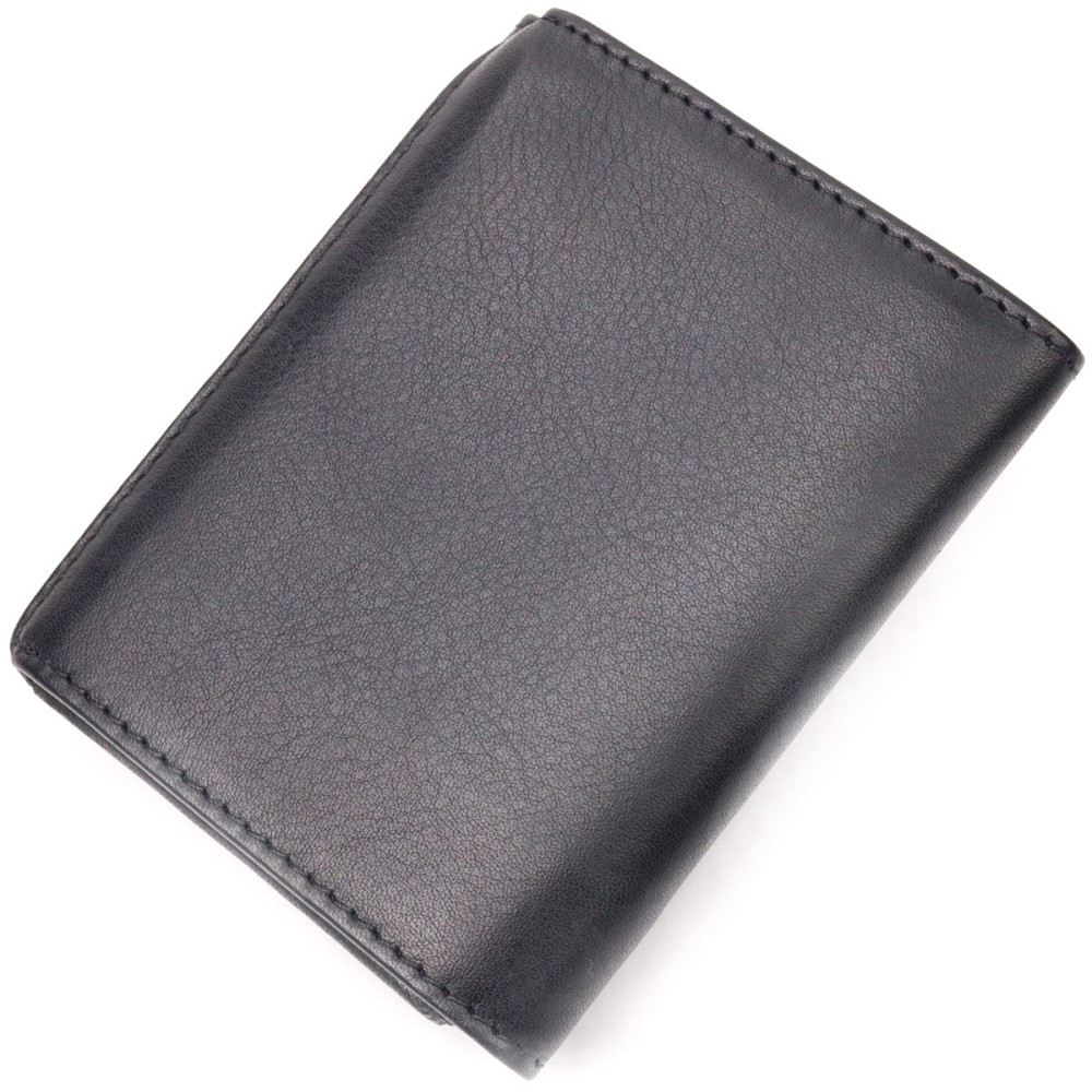 Очень необычный женский кошелек из натуральной кожи KARYA 21339 Черный Киев - изображение 2