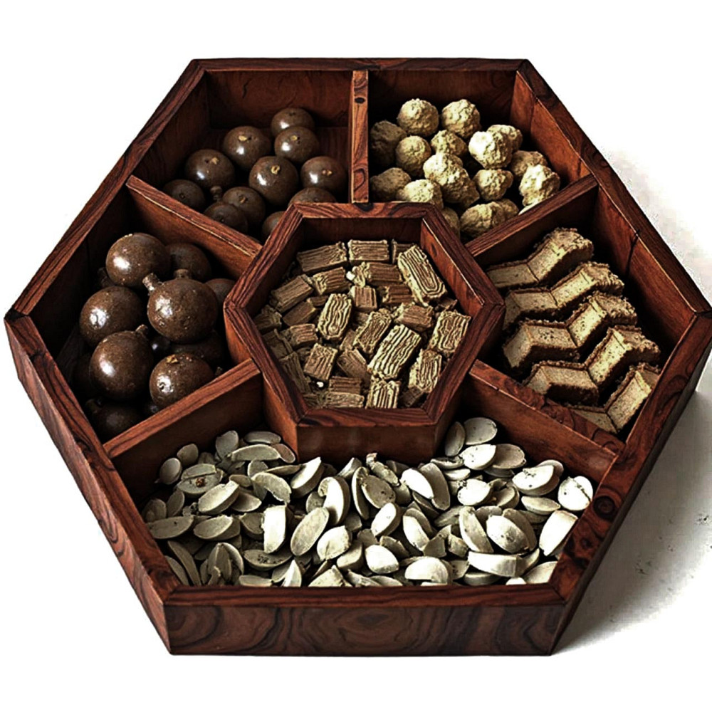 Менажница деревянная 