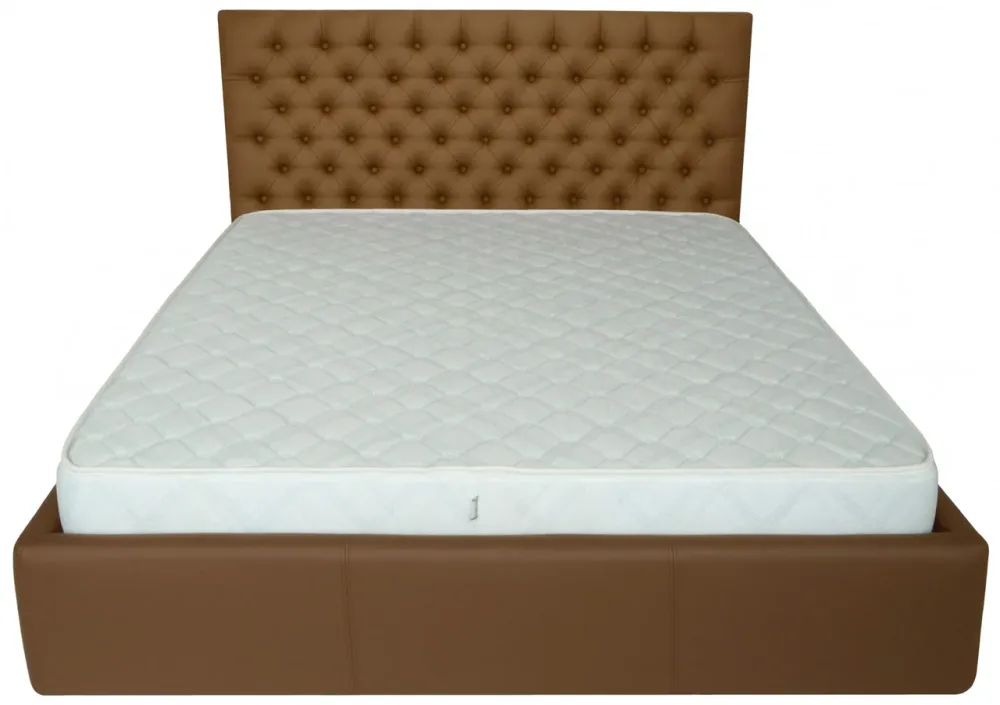 Кровать Двуспальная Cambridge Comfort 160 х 200 см Fly 2213 A1 С подъемным механизмом и нишей для белья Светло-коричневый Днепр - изображение 19