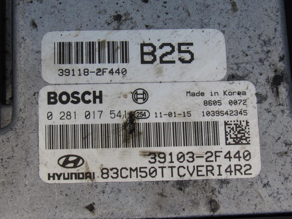 Блок керування двигуном Hyundai Santa Fe 2.2 CRDi 2010-2012 (39103-2F440) Ковель - фото 3