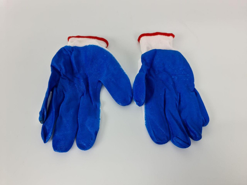 Господарські рукавички Залита Синя (13кл/3н) (12 пар) Харків - фото 3