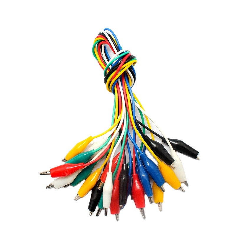 Зажими-крокодили ізоляційні 48 см, 10 шт для тестування Київ - фото 1