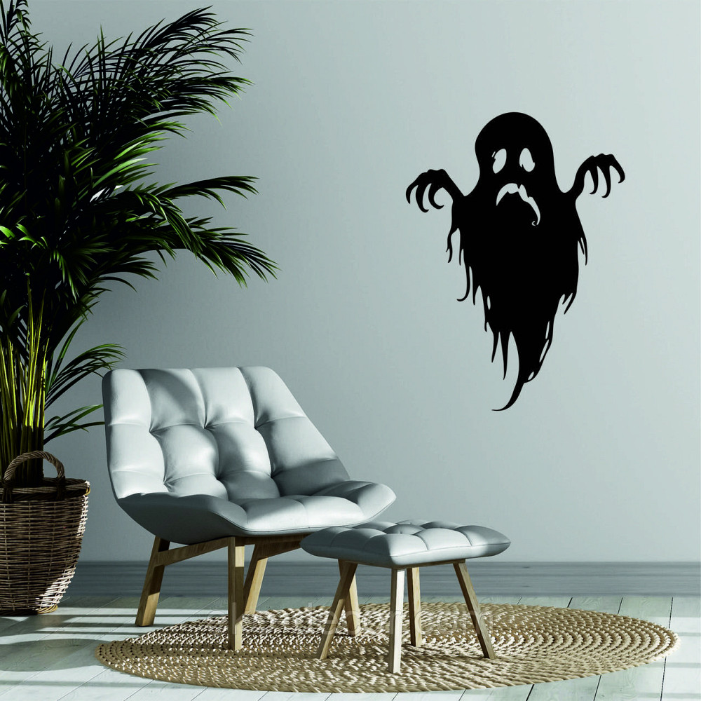 Декоративное настенное Панно «Привидение», Декор на стену 110*80 см, Черный Киев - изображение 3