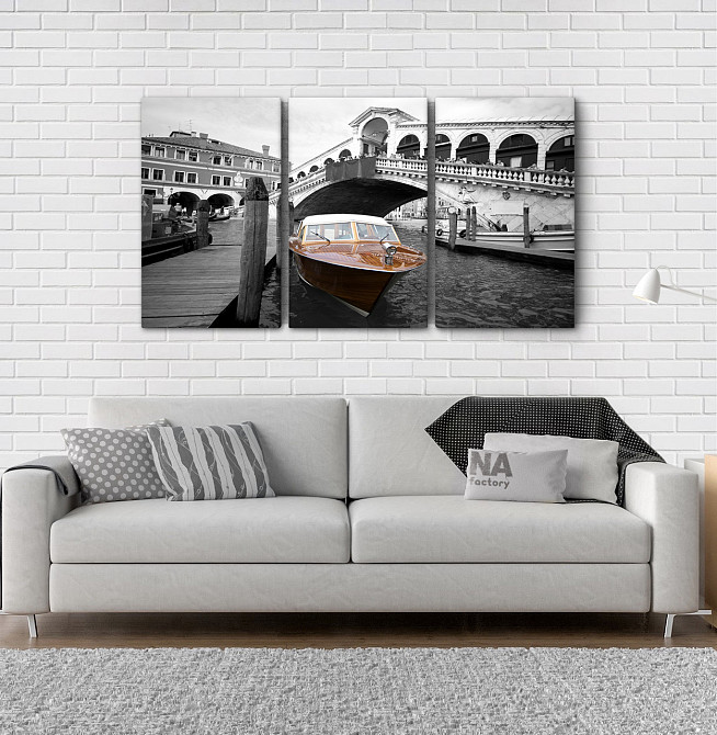 Модульная картина Город Яхта Art-21_3А Киев - изображение 2