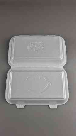 Ланчбокс зі спіненого полістиролу з кришкою (270*145*70) білий МВ-10 (250 шт) Харків