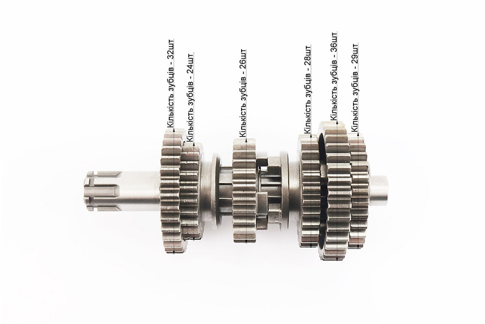 Коробка передач (два вали з шестернями) СВ-125/150cc тип 2 Київ - фото 5