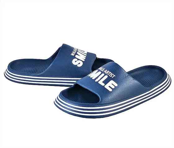 Мужские Тапочки Синие Шлёпанцы Сланцы Пенка (размеры: 40,41) Днепр