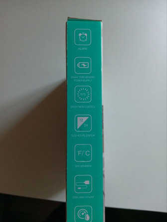 Часы DS-3828L с LED дисплеем, будильником, календарем, термометром и современным стильным дизайном Одесса