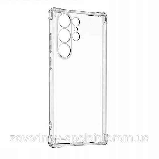 Samsung S23 Ultra S918 Прозорий чохол (захист камери + кути) Одеса
