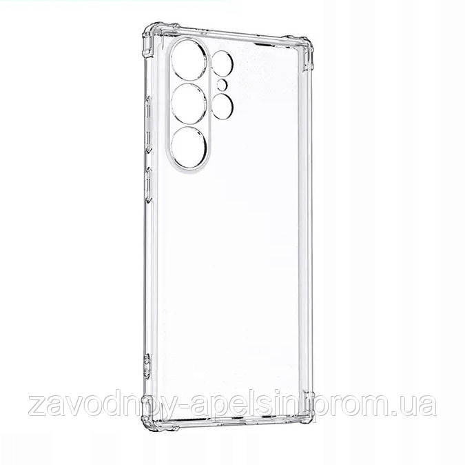 Samsung S23 Ultra S918 Прозорий чохол (захист камери + кути) Одеса - фото 1