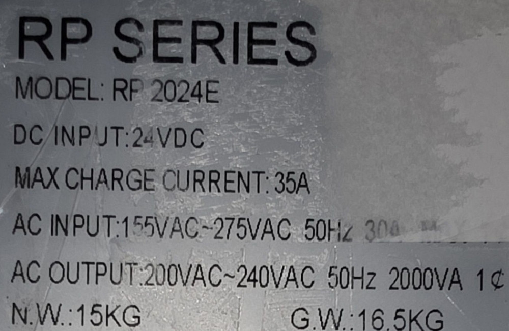 Низкочастотный надежный инвертор 2000Вт/24В, зарядка 35А. Харьков - изображение 1