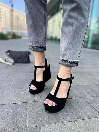 Nivelle Босоніжки жіночі NIVELLE 1702/C-818 чорні (літо, замша натуральна) (3741) Коломыя