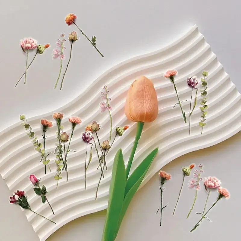 Набор наклеек с розами и цветами – 30 шт водонепроницаемых Киев - изображение 5