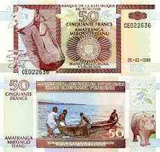 Бурунди/Burundi 50 Francs 1999 Pick 36 UNC Полтава