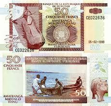 Бурунди/Burundi 50 Francs 1999 Pick 36 UNC Полтава - изображение 1