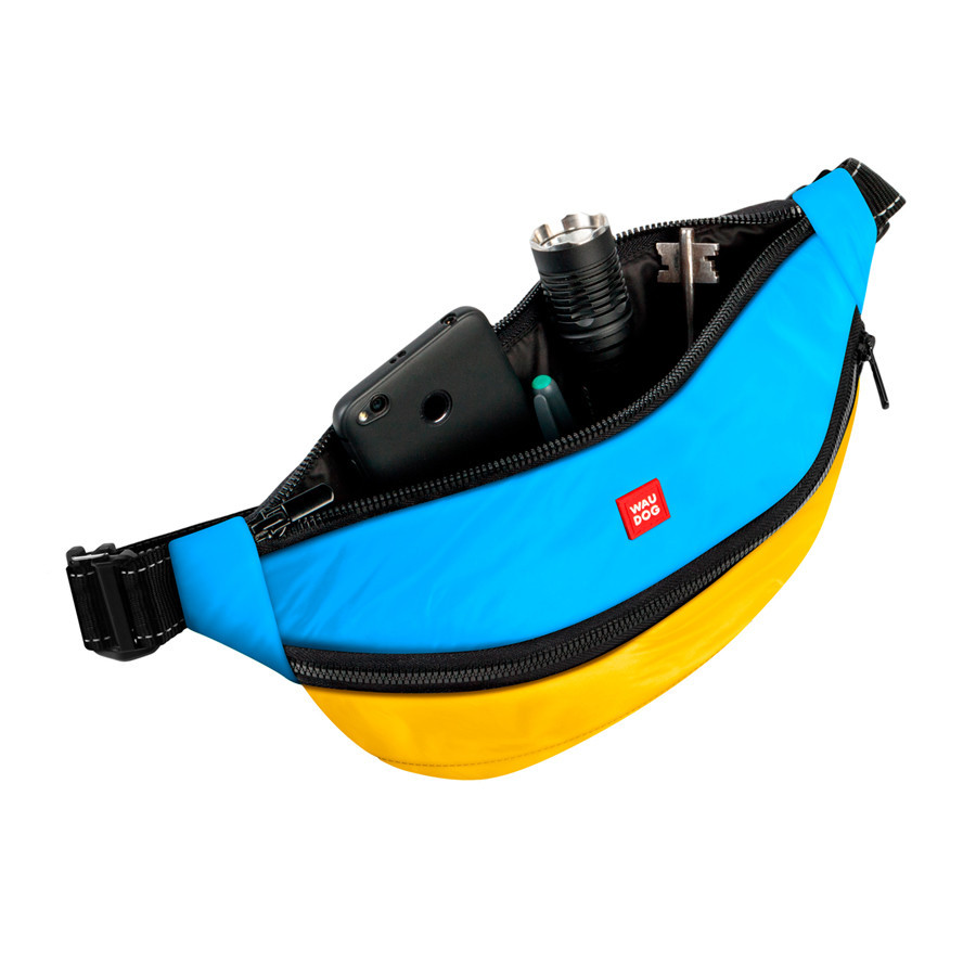 Поясная сумка-бананка WAUDOG Family со съемным ремнем, 