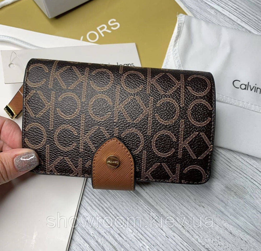 Жіночий брендовий гаманець Ск (13833) коричневий Київ - фото 3