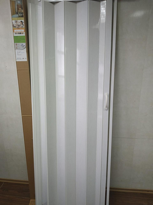 Ширма міжкімнатні гармошка №1 Білий ясен 820х2030х0,6 мм Дніпро - фото 2